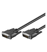 Goobay MMK 110-200 24+1 DVI-D 2m DVI кабель Черный 50851