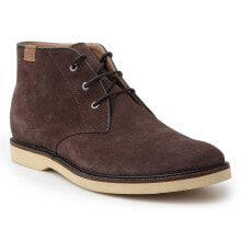 Мужские низкие ботинки мужские ботинки низкие демисезонные коричневые замшевые Lacoste Sherbrooke HI