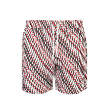 Мужские плавки и шорты мужские плавательные шорты красные белые Karl Lagerfeld Kpielwki "Graphic Font"