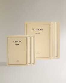 Pack of soft cover notebooks (pack of 3)