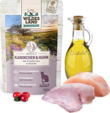 Wildes Land Wildes Land Cat Classic Adult Kaninchen & Huhn saszetka 100g