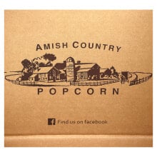 Amish Country Popcorn, Силиконовый попкорн для микроволновой печи, красный, 4 шт.