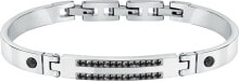 Мужские жесткие браслеты мужской браслет стальной Morellato Modern mens bracelet in Urban SABH16 steel.