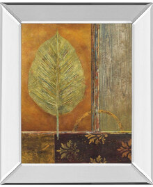 Classy Art copper Leaf by Viola Lee Mirror Framed Print Wall Art, 22