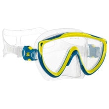 Masks and snorkels for scuba diving