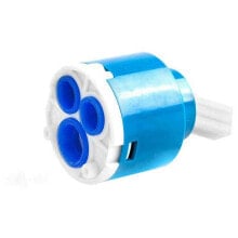 Cartridges and replaceable elements for household water purifiers