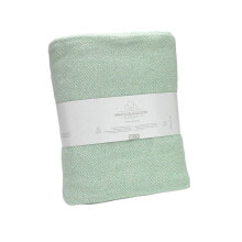 Blanket Alexandra House Living Lares Light Green 120 x 180 cm