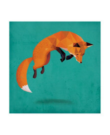 Trademark Global michael Buxto Transition Fox Canvas Art - 19.5