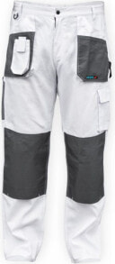 Различные средства индивидуальной защиты для строительства и ремонта dedra Protective trousers white size S (BH4SP-S)
