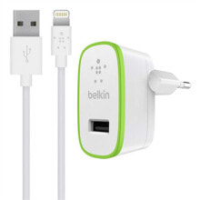 Extension cords and adapters belkin Boost up - Indoor - AC - 2.4 A - 1.2 m - Green,White