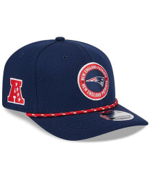 Купить мужские головные уборы New Era: Men's Navy New England Patriots 2024 Sideline 9SEVENTY Stretch-Snap Hat