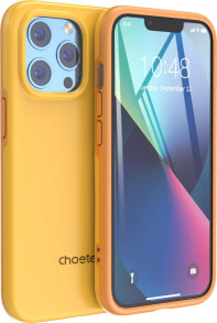 Choetech Choetech etui pokrowiec iPhone 13 Pro Max pomarańczowy (PC0114-MFM-YE)