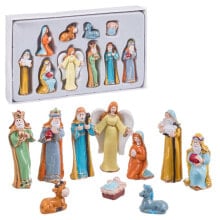 Christmas nativity set Multicolour Resin Nativity/Bethlehem 20 x 12 x 3 cm