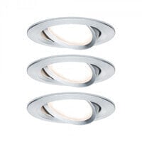 PAULMANN 934.87 - Recessed lighting spot - 3 bulb(s) - LED - 2700 K - 630 lm - Aluminium