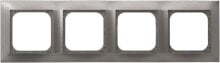 Розетки, выключатели и рамки ospel Quadruple bezel Impresja titanium (R-4Y / 23)