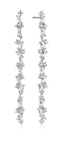 Ювелирные серьги beautiful silver Antella earrings SJ-E0322-CZ