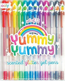 Письменная ручка Kolorowe Baloniki Długopisy pachnące żelowe z brokatem