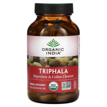 Organic India, трифала, 90 вегетарианских капсул