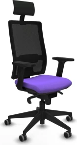 Office Chair with Headrest Piqueras y Crespo 2D066G1 Lilac