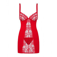 Babydoll Obsessive Heartina Red XXL/XXXL