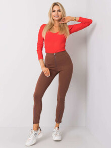 Женские брюки чиносы брюки-269-SP-0550.05-коричневый