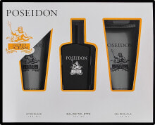 Instituto Espanol Poseidon Gold Ocean - Duftset (Eau de Toilette 100ml + Lotion 100ml + Duschgel 100ml)