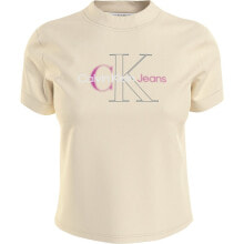CALVIN KLEIN JEANS Bold Monologo Baby Short Sleeve T-Shirt