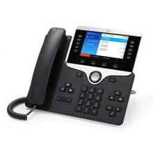 VoIP-оборудование cisco 8861 IP-телефон Древесный уголь Проводная телефонная трубка 5 линий Wi-Fi CP-8861-3PCC-K9-RF