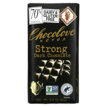 Шоколадные плитки chocolove, экстрагорький черный шоколад, 70% какао, 90 г (3,2 унции)