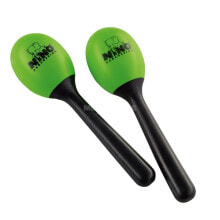 Купить ударные установки и барабаны Meinl: Meinl Plastic Maracas NINO569GG, Grass Green