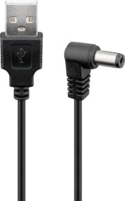 Кабели и разъемы для аудио- и видеотехники Wentronic 55156 кабель последовательной связи Черный 1,5 m USB Постоянный ток