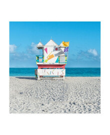 Trademark Global richard Silver Miami Beach V Lifeguard Canvas Art - 15