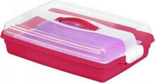 Посуда и емкости для хранения продуктов curver Cake container rectangular red 172568