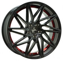 Колесный диск литой Keskin KT20 Future black painted red inside 8x18 ET45 - LK5/112 ML72.6