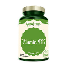 Витамины группы В GreenFood Nutrition Vitamin B12--Витамин В-12 -60 капсул