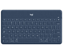 Клавиатуры Logitech Keys-To-Go Синий Bluetooth Норвежский 920-010052