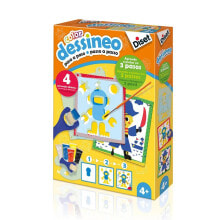 DISET Dessineo Learns To Paint Characters Board Game