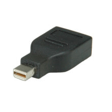 ROLINE DisplayPort Adapter, DP F - Mini DP M Черный 12.03.3130