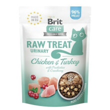 Snack for Cats Brit Care Raw Treat Urinary Chicken 40 g