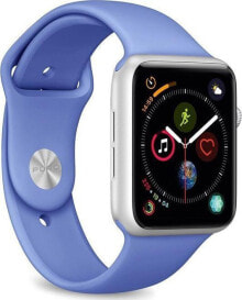 Аксессуары для смарт-часов pURO ICON Apple Watch Band Ремешок Синий Силиконовый AW44ICONFMBLUE