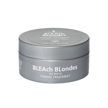 Средства для особого ухода за волосами и кожей головы lee Stafford Bleach Blondes Ice White Toning Treatment Оттеночная маска  для холодных оттенков блонда 200 мл