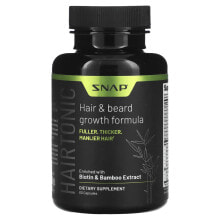 Биотин snap Supplements, Hairtonic, Hair & Beard Growth Formula, 60 Capsules