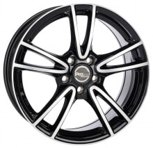 Колесный диск литой Proline CX300 black polished 7.5x17 ET49 - LK5/114.3 ML74.1