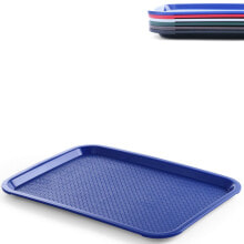 Fast Food polypropylene tray 35x45cm - blue