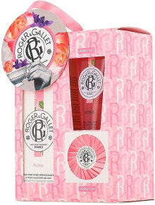 Roger&Gallet Rose Wellbeing Fragrant Water - Duftset (Duftwasser 100ml + Duschgel 50ml + Seife 50g)