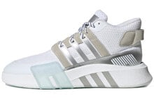 adidas originals EQT Bask Adv V2 减震 低帮 运动休闲鞋 男女同款 白灰银 / Кроссовки Adidas Originals EQT FW4258