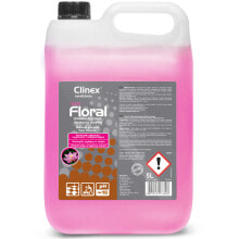 Floor cleaning liquid without streaks, gloss fragrance CLINEX Floral - Blush 5L
