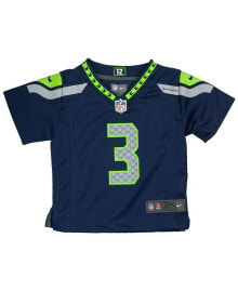 Nike baby Boys and Girls Seattle Seahawks Russell Wilson College Navy Team Color Game Jersey