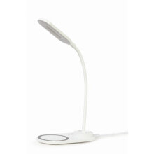 Офисные настольные лампы настольная лампа GEMBIRD TA-WPC10-LED-01-W Белый