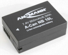 Батарейки и аккумуляторы для аудио- и видеотехники для мальчиков ansmann A-CAN NB 10L Литий-ионная (Li-Ion) 850 mAh 1400-0024